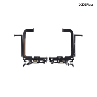iPhone 13 Pro Max Charging Port with Flex Cable Replacement Part - White