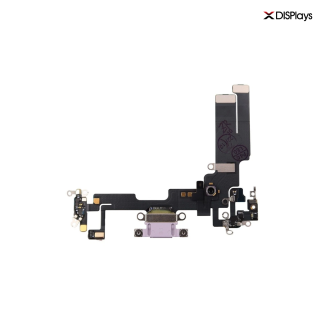iPhone 14 Charging Port with Flex Cable Replacement Part - Purple
