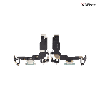 iPhone 15 Charging Port with Flex Cable Replacement Part - Green