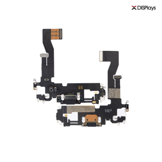 iPhone 12/ 12 Pro Charging Port with Flex Cable Replacement Part - Black