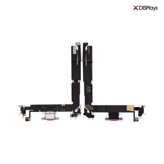 iPhone 16 Plus Charging Port with Flex Cable Replacement Part - Pink