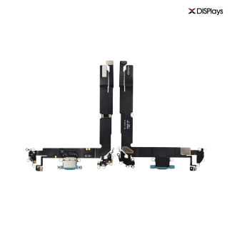 iPhone 16 Plus Charging Port with Flex Cable Replacement Part - Teal