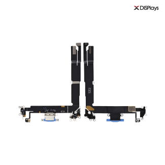 iPhone 16 Plus Charging Port with Flex Cable Replacement Part - Ultramarine