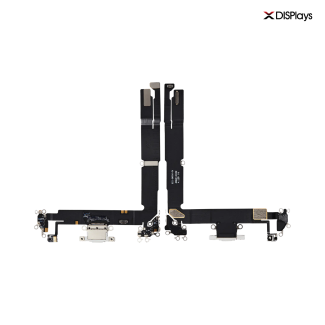 iPhone 16 Plus Charging Port with Flex Cable Replacement Part - White