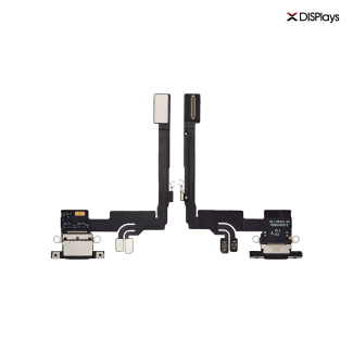 iPhone 16 Pro Charging Port with Flex Cable Replacement Part - Black Titanium