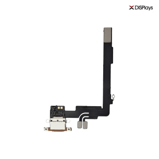 iPhone 16 Pro Charging Port with Flex Cable Replacement Part - Desert Titanium