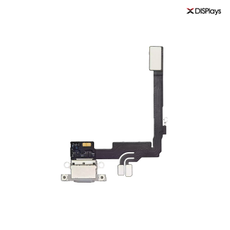 iPhone 16 Pro Charging Port with Flex Cable Replacement Part - White Titanium