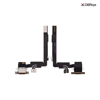 iPhone 16 Pro Max Charging Port with Flex Cable Replacement Part - Desert Titanium