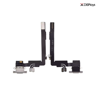 iPhone 16 Pro Max Charging Port with Flex Cable Replacement Part - White Titanium