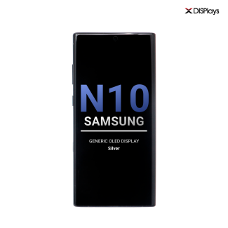 Samsung Note 10 Generic OLED Display With Frame -Silver