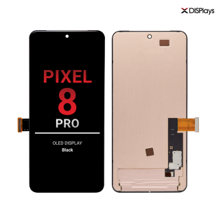 Google Pixel 8 Pro OLED with Frame Display Replacement-  Black