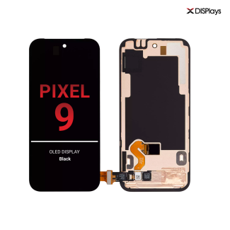 Google Pixel 9 OLED with Frame Display Replacement - Black