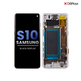 Samsung S10 Refurbished Display Frame  -Black