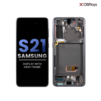 Samsung S21 Refurbished Display Frame  -Gray