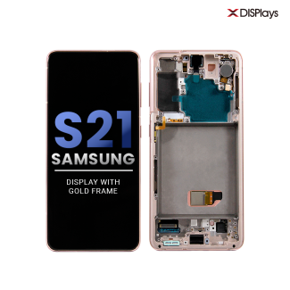 Samsung S21 Refurbished Display Frame  -Pink
